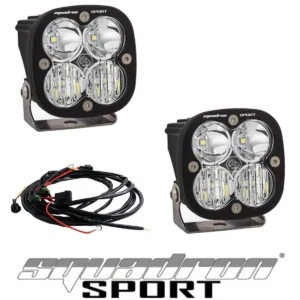 Baja Designs Squadron Sport LED Auxillary Lights - Black (Pair)