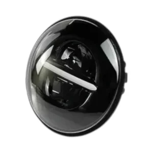 LIU HJG Minus LED Headlight 7" 110W, 12V-80V for Royal Enfield & Bikes